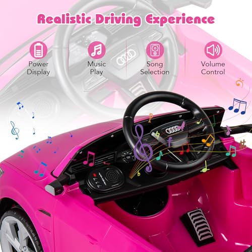 Licensed Audi SQ8 Kids Ride on Car, 12V Electric Vehicle with Remote Control