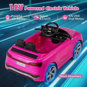 Licensed Audi SQ8 Kids Ride on Car, 12V Electric Vehicle with Remote Control