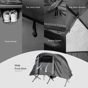 1 Person Portable Camping Tent Cot Outdoor Compact Tent