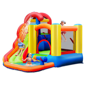Kid Inflatable Bounce House Water Slide Castle with Blower