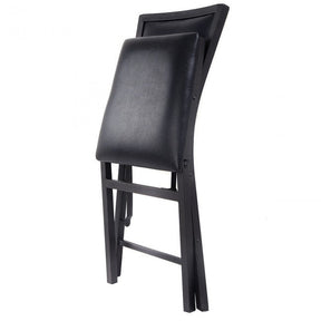 Set of 2 Metal Folding Chair Dining Chairs
