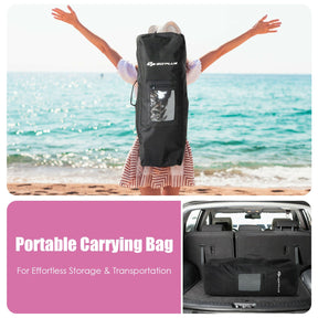 11 Feet Inflatable Adjustable Paddle Board with Carry Bag