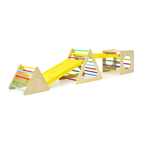 5 in 1 Toddling Kids Climbing Triangle and Cube Playing Set