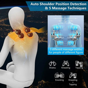 SL Track Full Body Massage Chair, Zero Gravity Massage Recliner with Negative Ion Generators