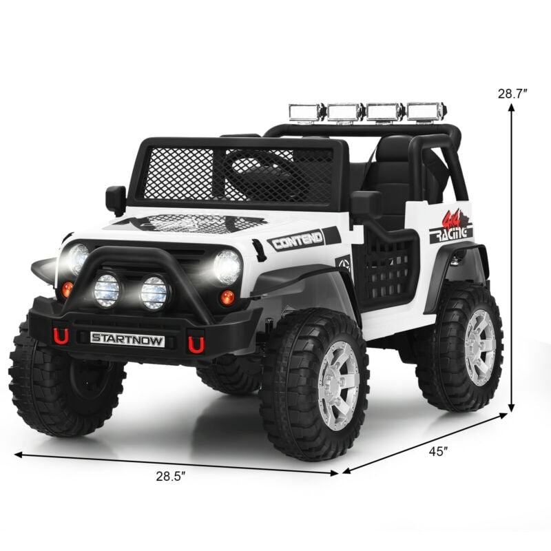 12V Battery Powered Kids Ride Truck Electric Vehicle with Parental Remote Control