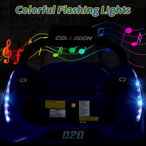 12V Kids Ride-on Bumper Car Toy Vehicle with Remote Control and Flashing Lights