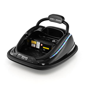 12V Kids Ride-on Bumper Car Toy Vehicle with Remote Control and Flashing Lights