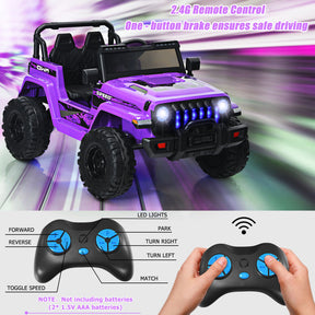 12V Ride-on Jeep Car with Remote Control for Kids