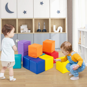 12-Piece Toddler Soft Foam Building Blocks