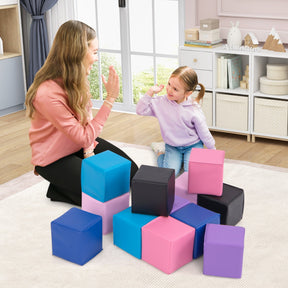 12-Piece Toddler Soft Foam Building Blocks