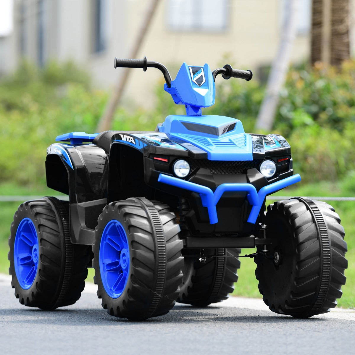 12V Electric Kids Quad ATV Ride on Car with Music and Bright LED Lights