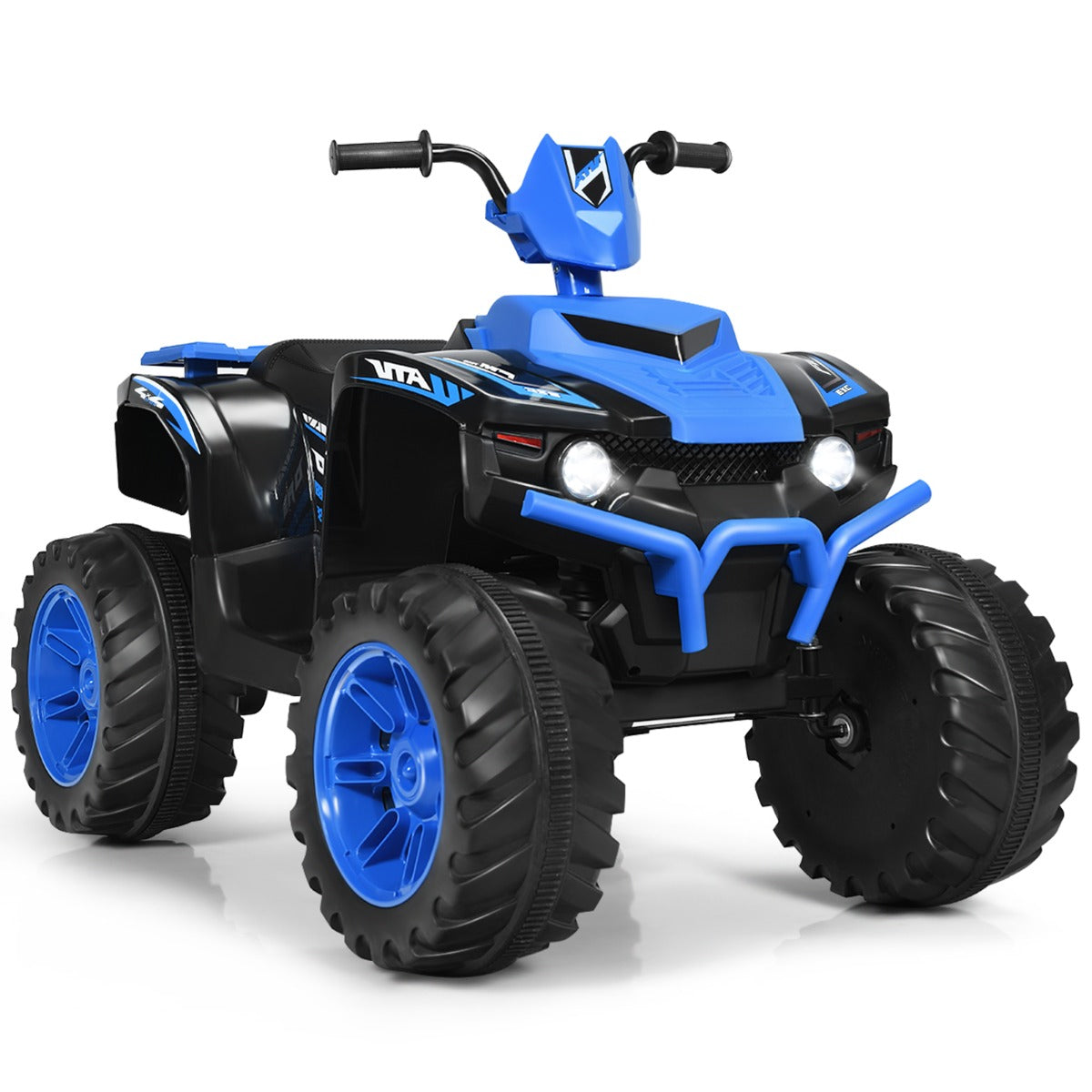 12V Electric Kids Quad ATV Ride on Car with Music and Bright LED Lights