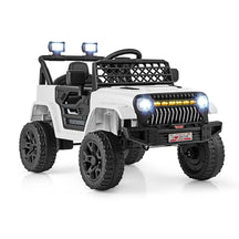 12V Kids Ride on Truck Car with Parental Remote LED Lights