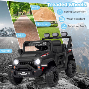 12V Kids Ride on Truck Electric Toy Car with Remote Control