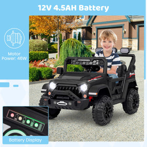 12V Kids Ride on Truck Electric Toy Car with Remote Control