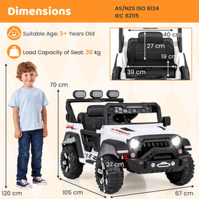 12V Kids Ride on Truck Electric Toy Car with Remote Control