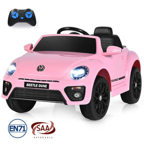 12V Volkswagen Beetle Kids Electric Ride On Car