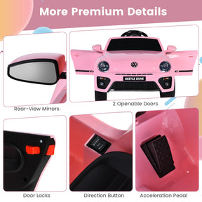 12V Volkswagen Beetle Kids Electric Ride On Car