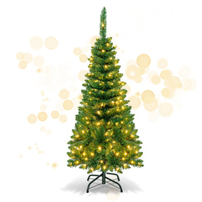 135cm/198cm Full Christmas Decoration Artificial Pencil Tree with 226/708 PVC Branch Tips
