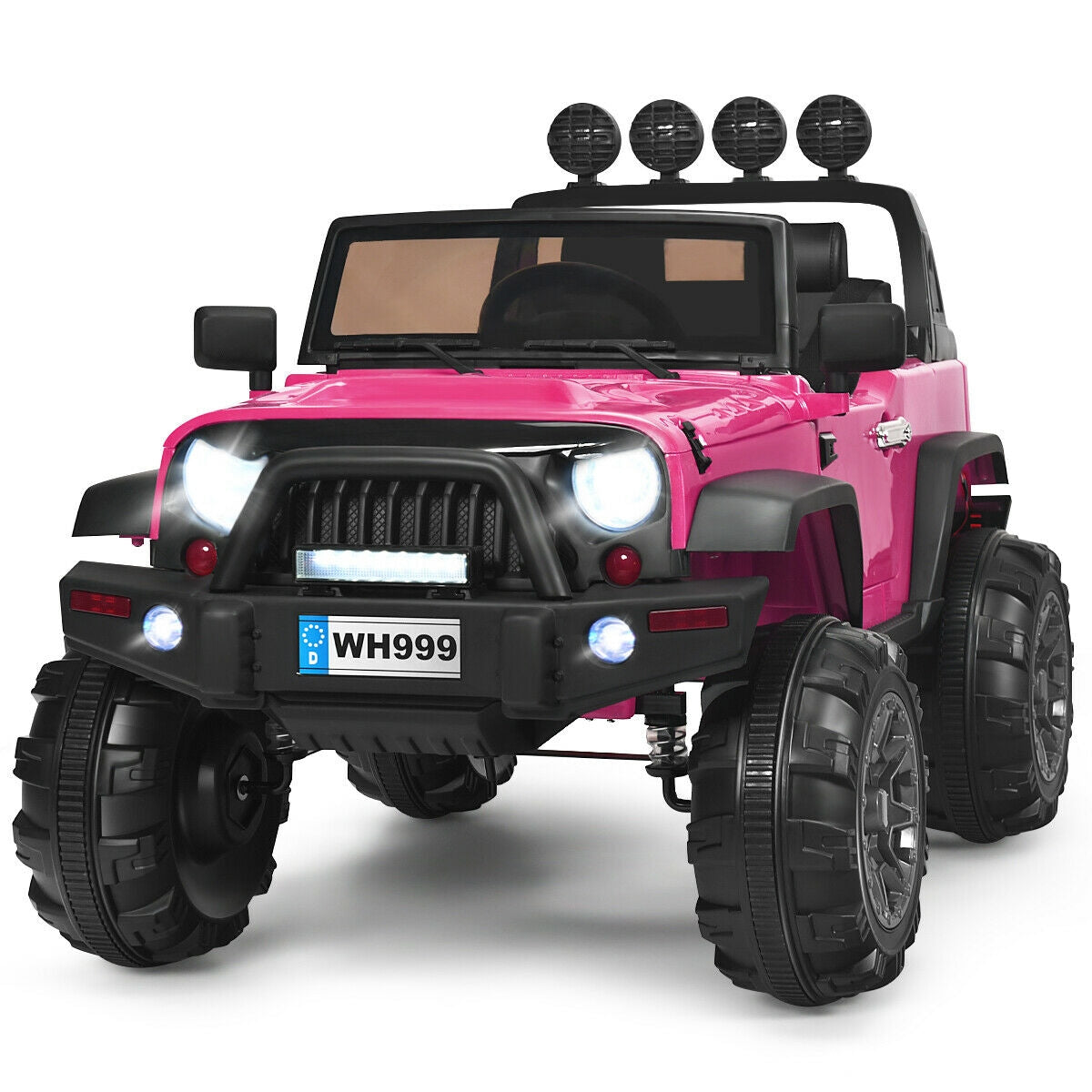 12V Kids Spring Suspension Ride On Truck