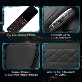 SL Track Full Body Massage Chair, Zero Gravity Massage Recliner with Negative Ion Generators