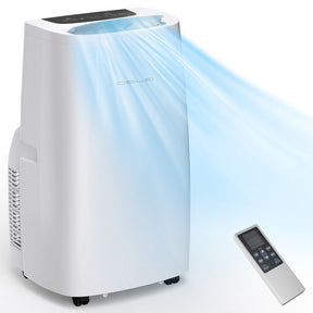 14000BTU Portable Air Conditioner 4-in-1 AC Unit with Remote Control and 24H Timer