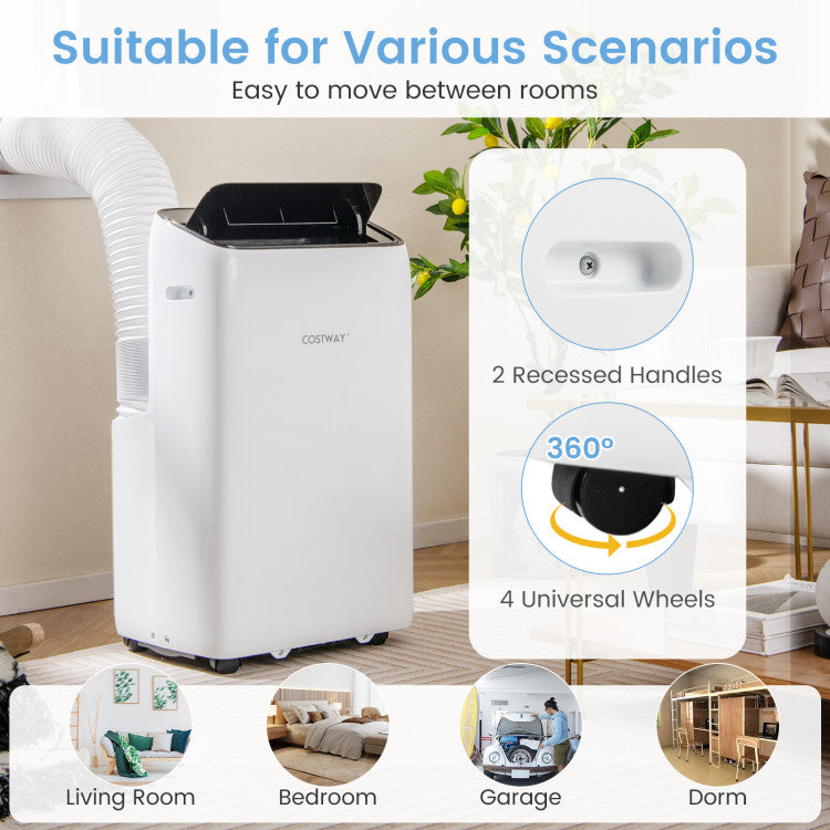 14000 BTU Inverter Portable Air Conditioner 3 in 1 Wifi Enabled AC Unit
