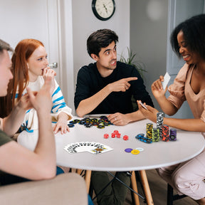 14 Gram Texas Holdem Poker 500/300 Pieces Chip Set with Aluminum Case