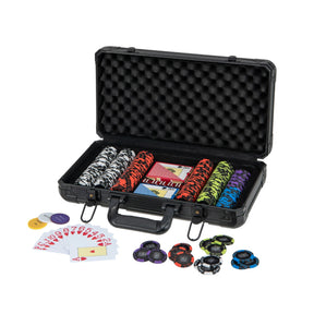 14 Gram Texas Holdem Poker 500/300 Pieces Chip Set with Aluminum Case