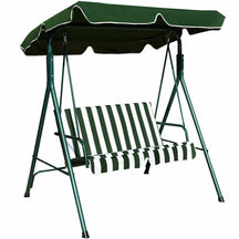 2 Person Weather Resistant Canopy Swing for Porch Garden Backyard Lawn