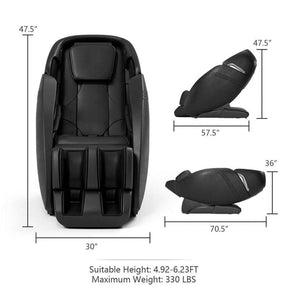 SL Track Full Body Massage Chair, Zero Gravity Massage Recliner with Negative Ion Generators
