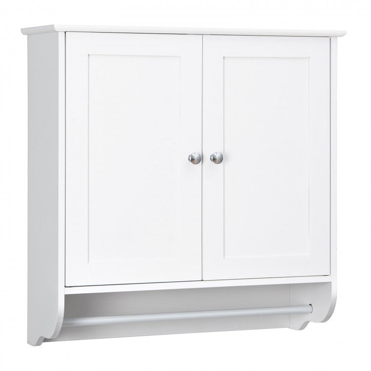Laundry Room Bundle: Wooden Cabinet,Wall-Mounted Bathroom Storage, Clothe Dryer, Laundry Basket