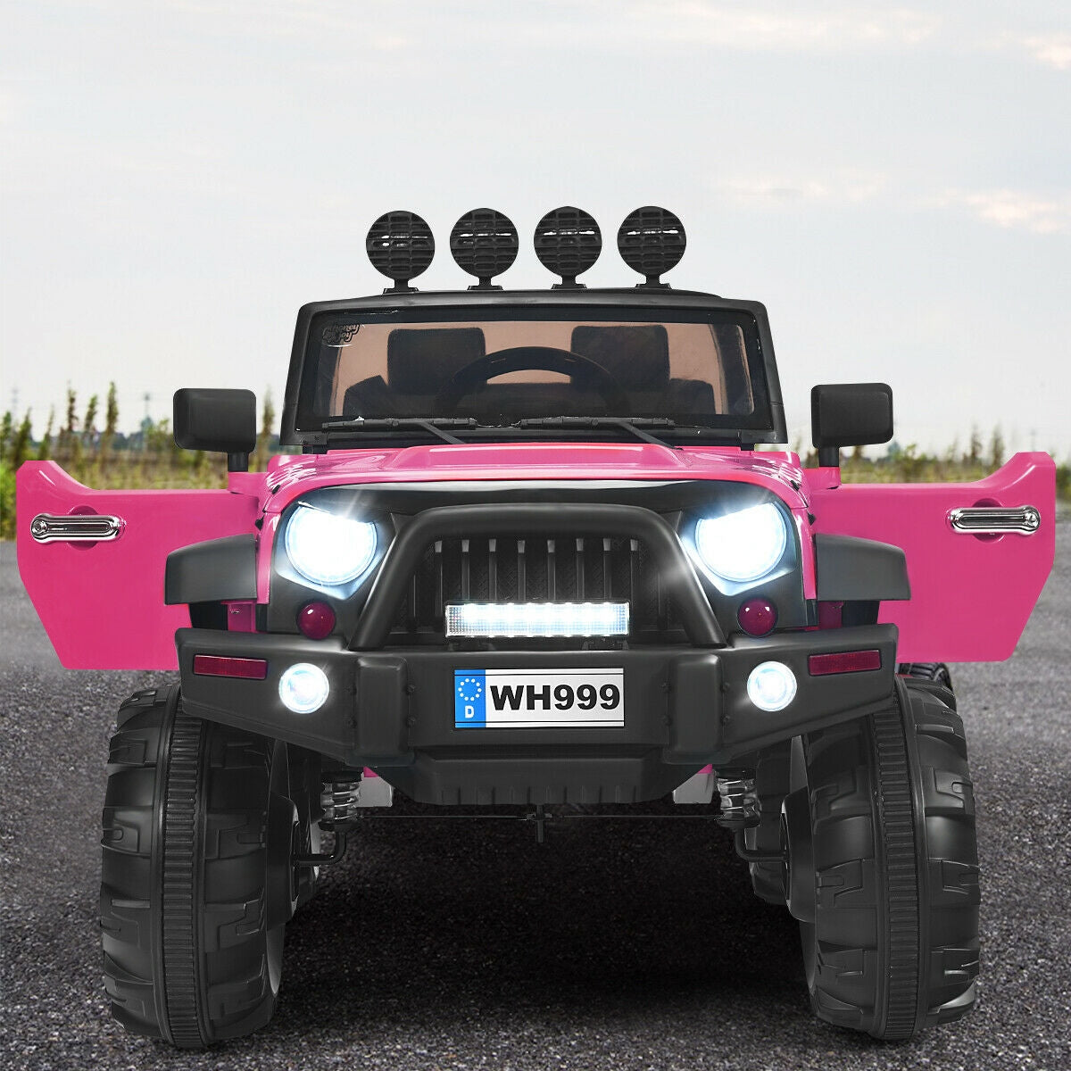 12V Kids Spring Suspension Ride On Truck