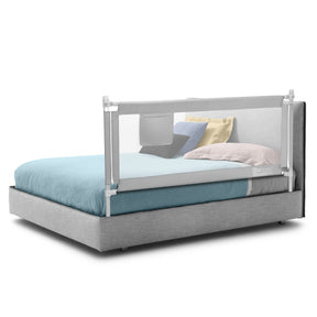 176CM Toddler Bedrail with Adjustable Heights and Side Pocket