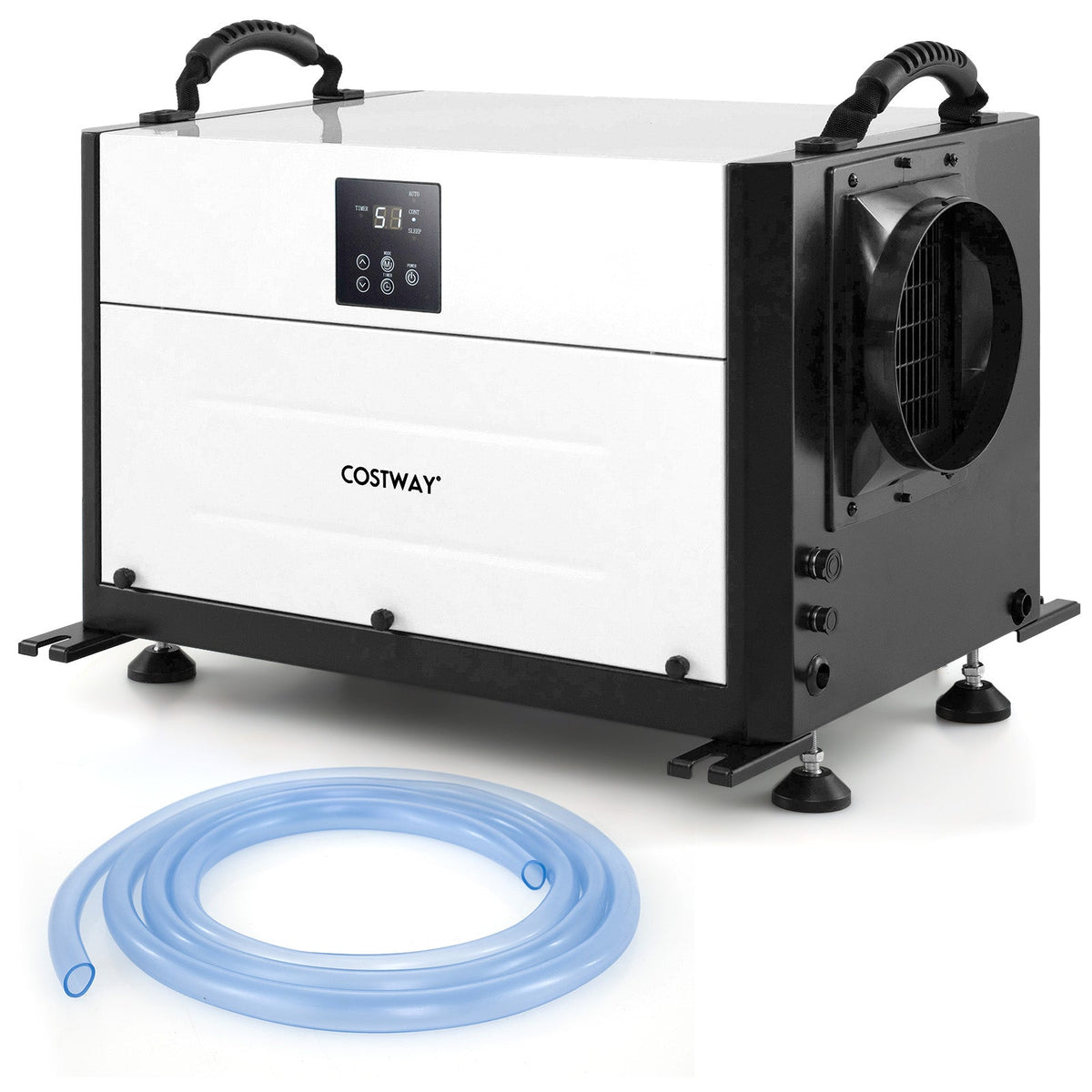 192 Pint Crawl Space Dehumidifier with Remote Control and 24H Timer, Commercial Dehumidifier with Auto Defrost, Memory Function, LED Display for Crawlspaces Basements
