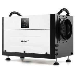 192 Pint Crawl Space Dehumidifier with Remote Control and 24H Timer, Commercial Dehumidifier with Auto Defrost, Memory Function, LED Display for Crawlspaces Basements