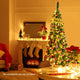 135cm/198cm Full Christmas Decoration Artificial Pencil Tree with 226/708 PVC Branch Tips