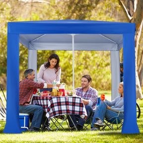 Easy Setup 2 x 2M Beach Tent with Folding Table and UPF 50+ Protection