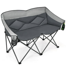 Folding Camping Chair with Bags and Padded Backrest