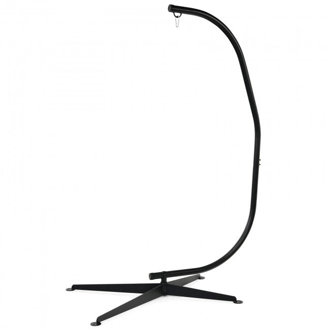 Hanging Hammock with solid steel C stand frame