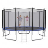Outdoor Trampoline Combo Bounce Jump with Safety Closure Net Ladder