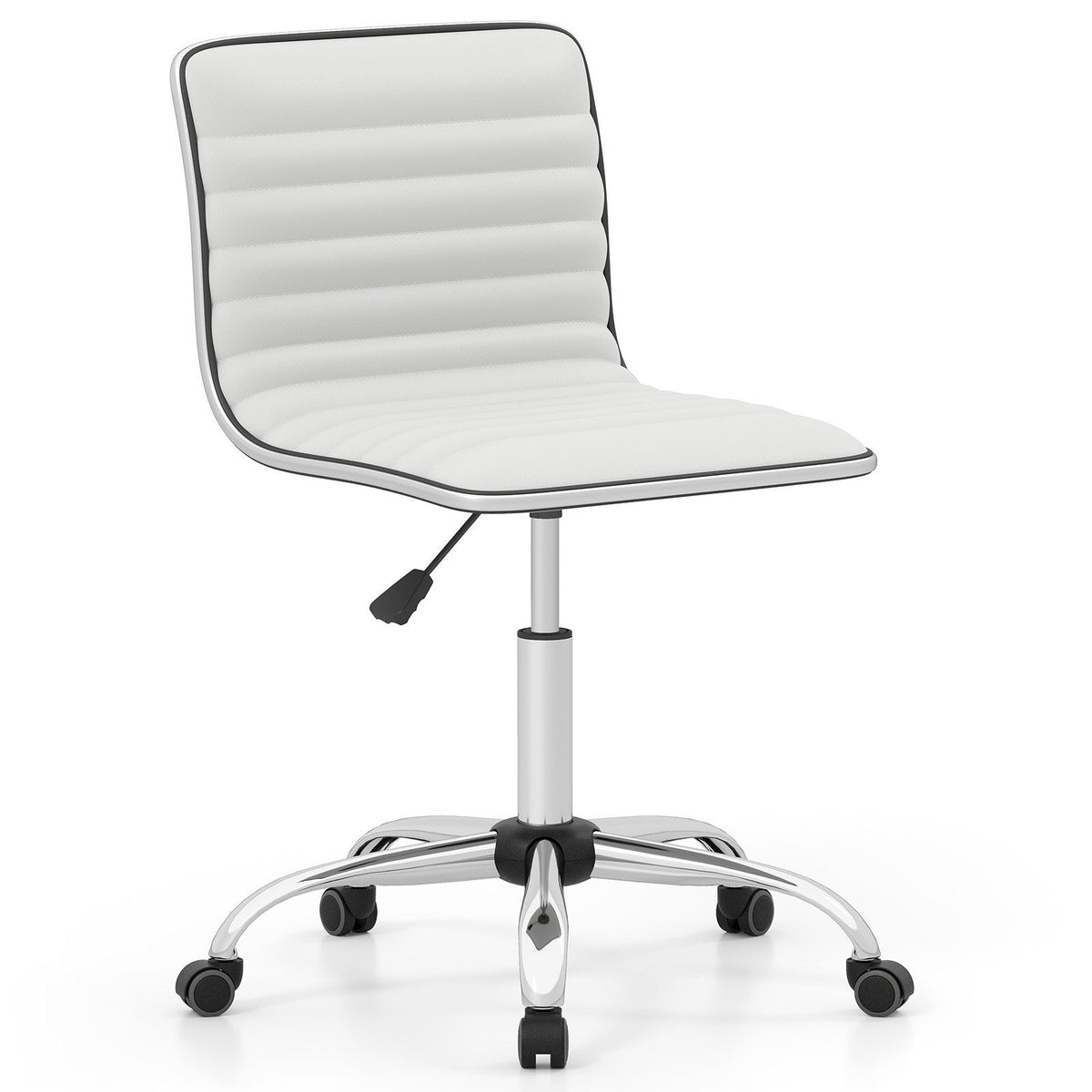 Task Chair Adjustable Office Chair w/ Swivel Seat Upholstered Computer Desk