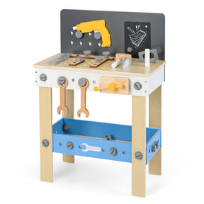 Wooden Play Workbench with Tools Set