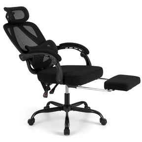 Ergonomic Office Chair High Back Mesh Desk Chair w/ Retractable Footrest