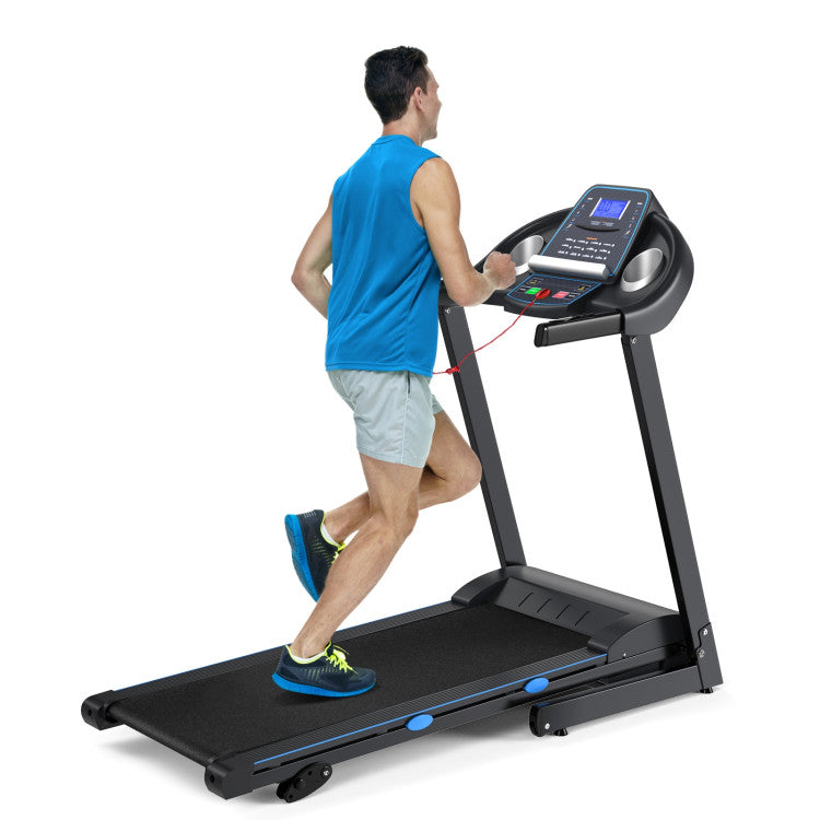 2.25 HP Folding Electric Motorized Power Treadmill with Backlit LCD Display