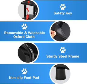 Pet Dog Treadmill Running Machine with Remote Control and LCD Display for Small/Medium-Sized Dogs