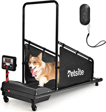 Pet Dog Treadmill Running Machine with Remote Control and LCD Display for Small/Medium-Sized Dogs