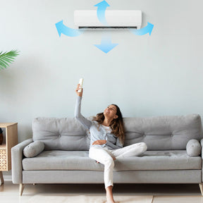 27000 BTU 3 Zone Mini Split Air Conditioner 19 SEER2 Wifi Enabled Ductless Wall Mounted Inverter AC Unit with 24h Timer and Heat Pump