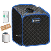 2L Portable Folding Steam Sauna Spa Tent with Remote Control and Adjustable Temperature Levels