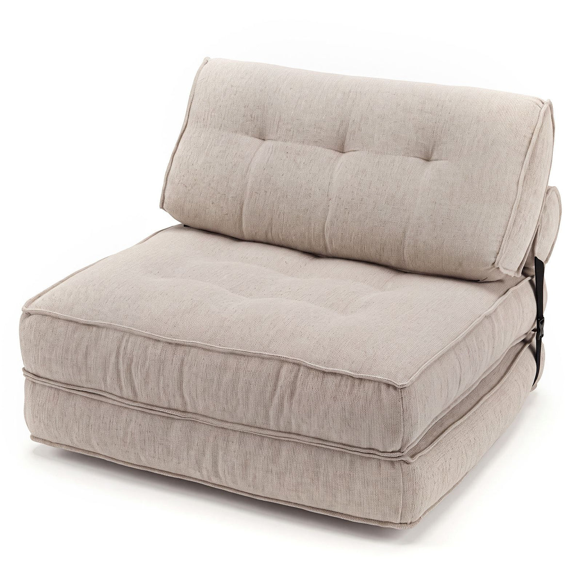 3-in-1 Folding Sofa Bed with Bolster & Pillow